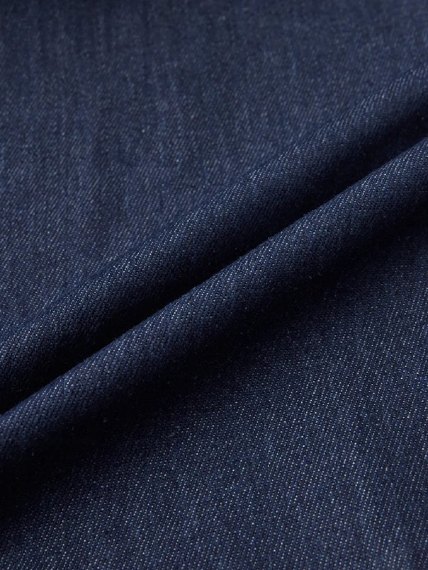 High Waisted Loose Pleated Split-Joint Jean Pants Bottoms