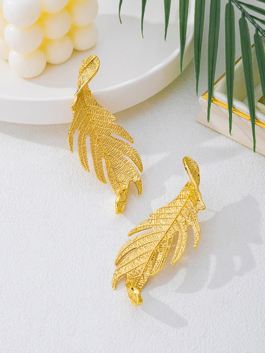 Leaves Shape Earrings Accessories