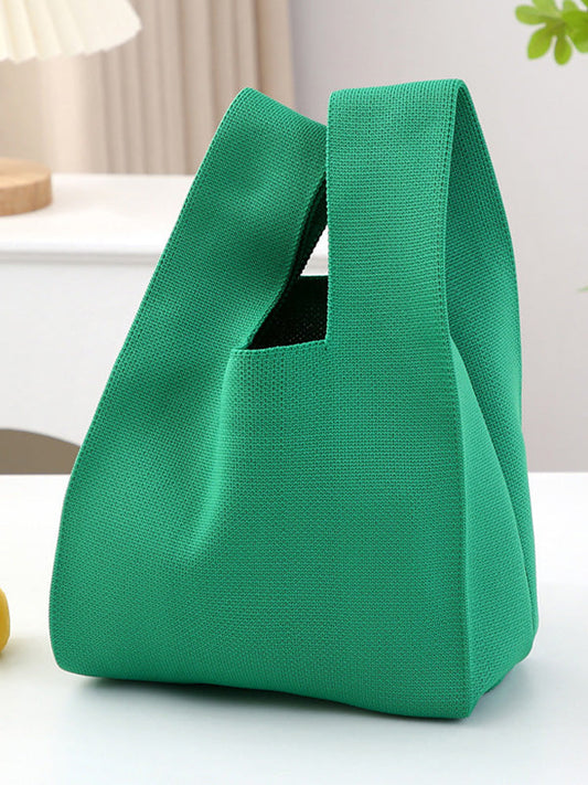 Geometric Solid Color Handbags