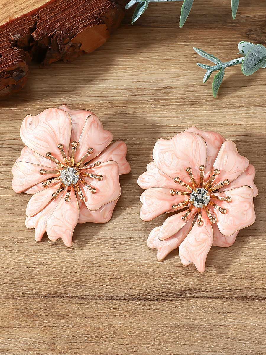 Flower Shape Earrings Accessories