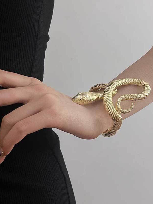 Geometric Snake Shape Solid Color Bracelet Accessories