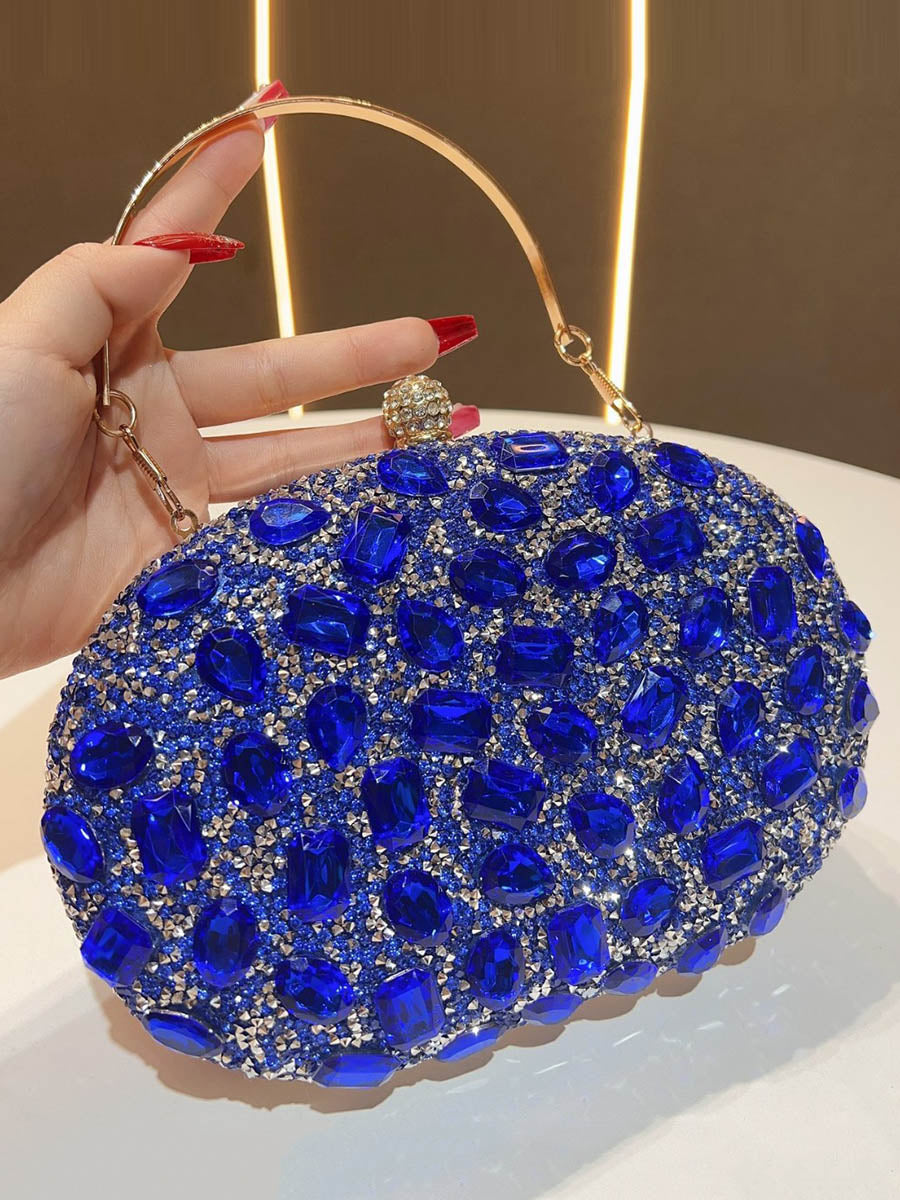 Chains Rhine Stones Evening Bags & Clutches Handbags