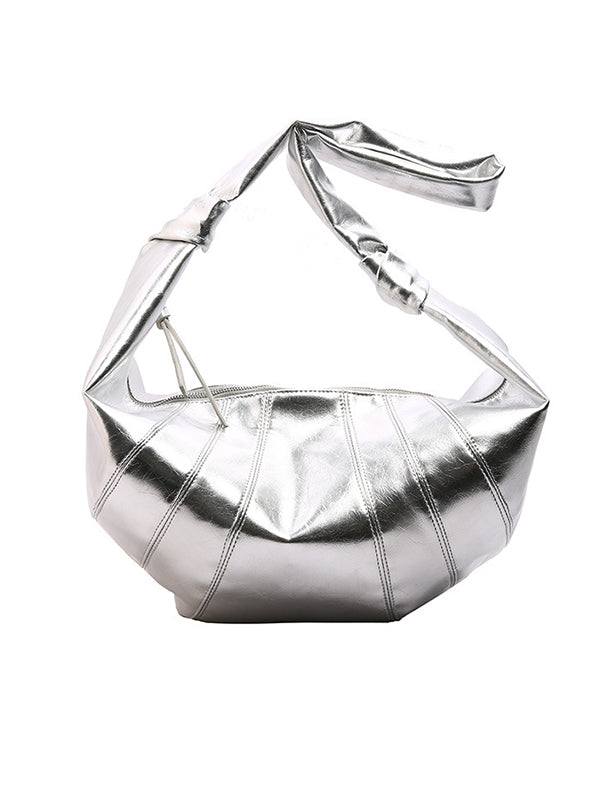Geometric Split-Joint Zipper Bags Crossbody Bags