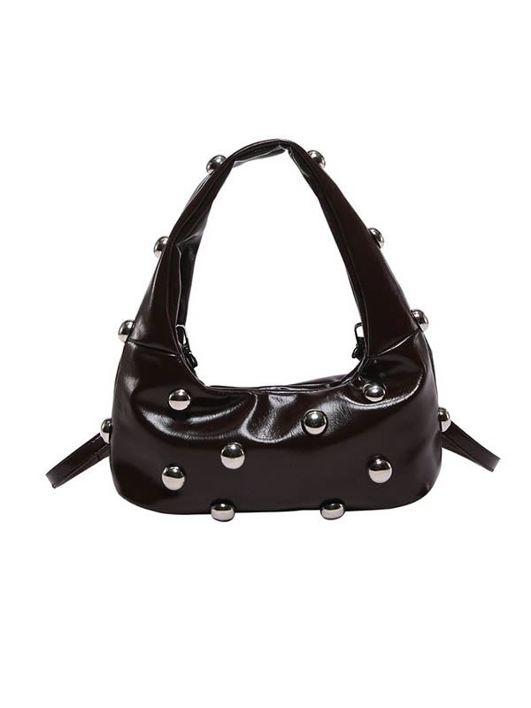 Geometric Rivet Handbags Shoulder Bags