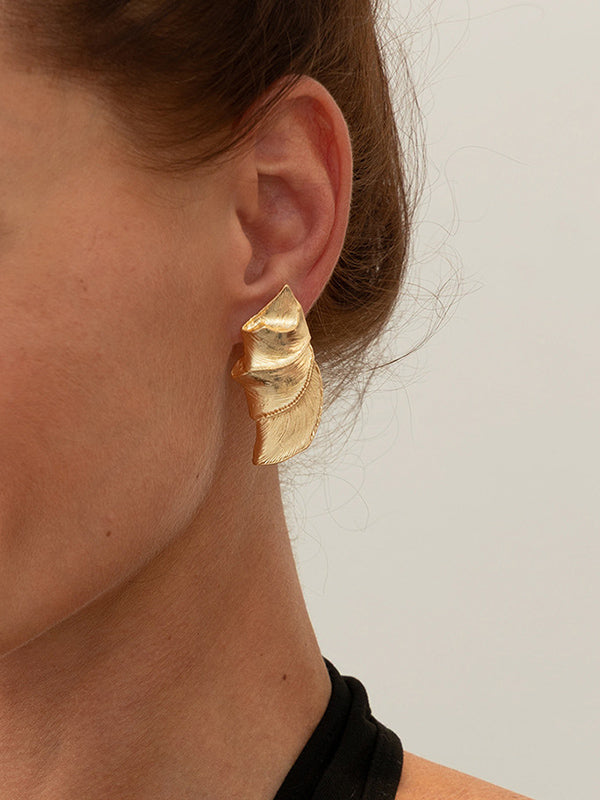 Normcore Geometric Drop Earrings