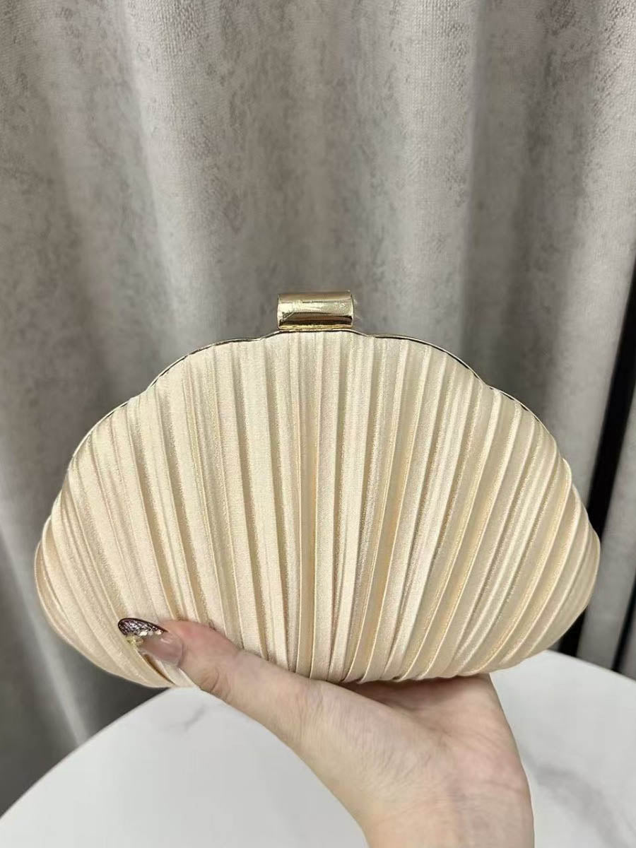 Lock Pleated Crossbody Bags Evening Bags & Clutches Mini Bags