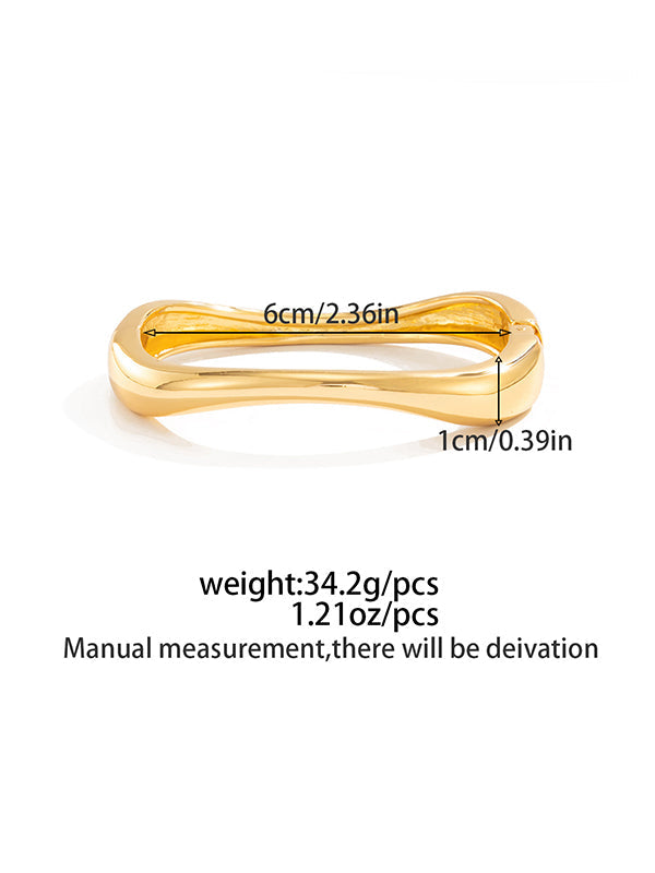 Irregularity Geometric Shiny Bracelet Accessories