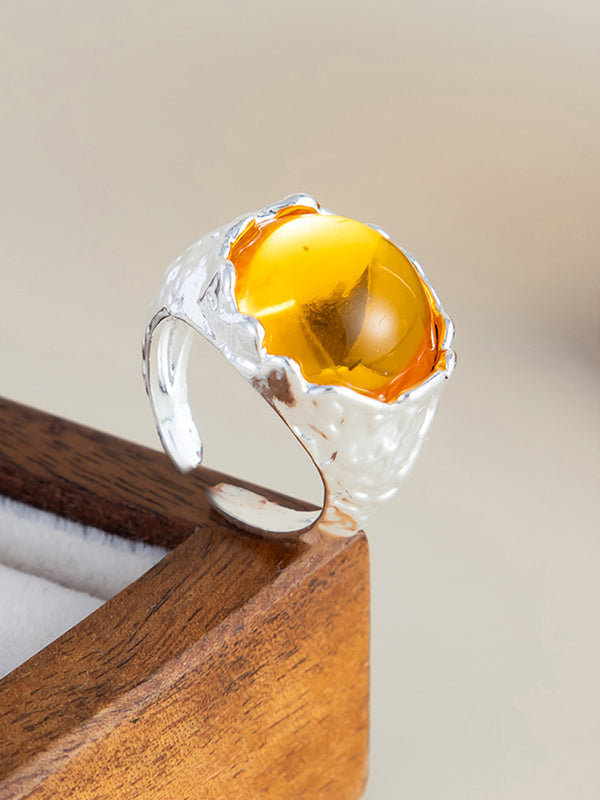 Geometric Rhine Stones Rings Accessories