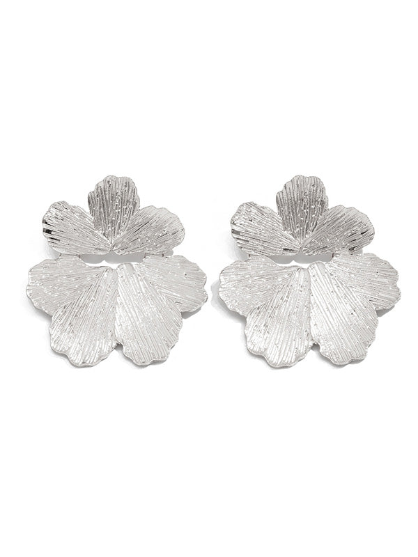 Irregularity Flower Shape Earrings Accessories