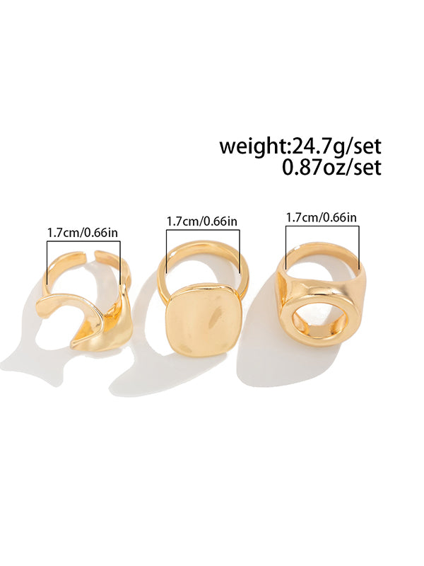 Geometric Ringent Rings Accessories
