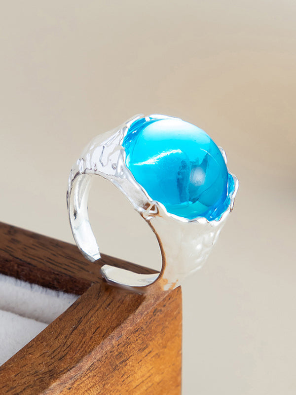 Geometric Rhine Stones Rings Accessories