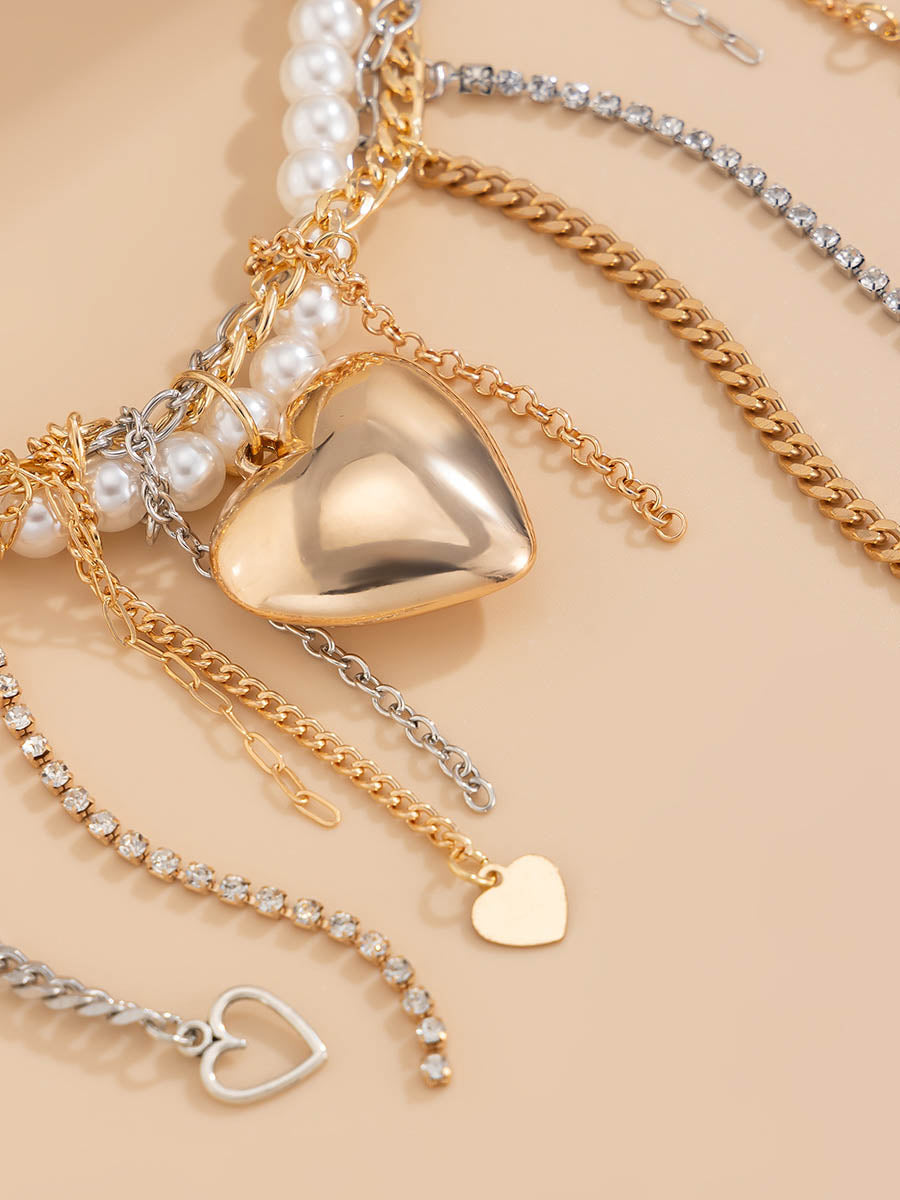 Chains Geometric Tasseled Necklaces Accessories