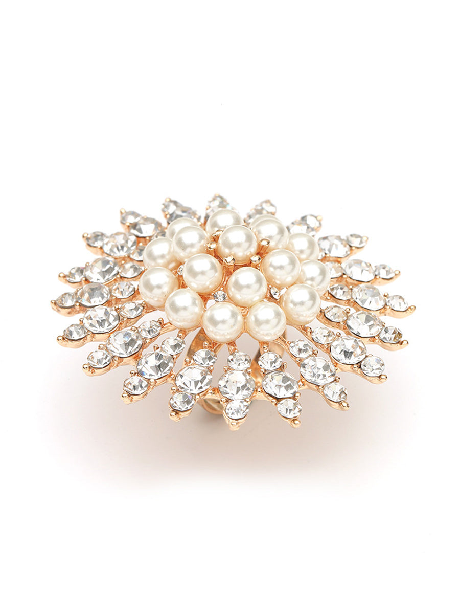 Geometric Rhine Stones Shiny Rings Accessories