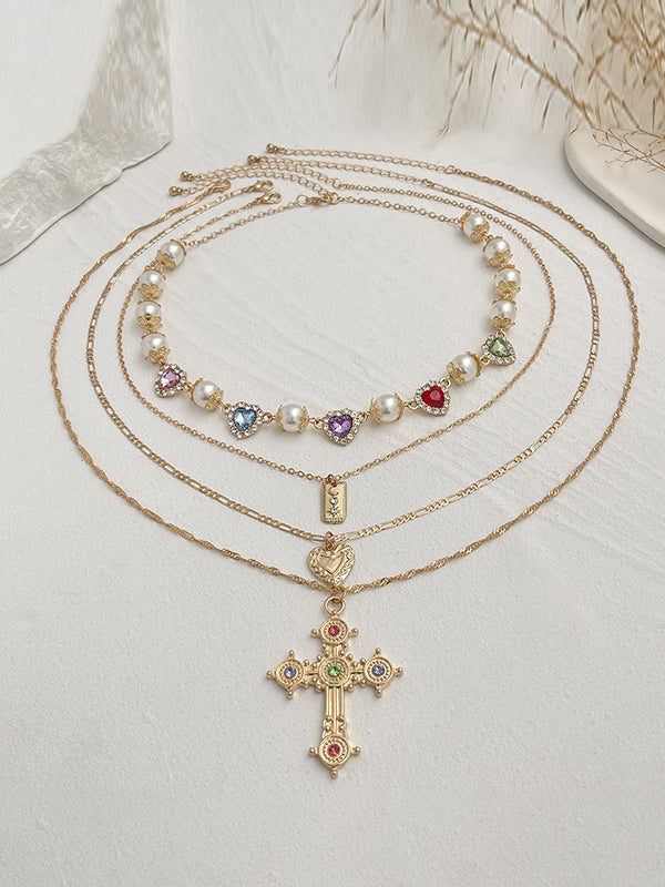 Layered Tasseled Necklaces Accessories