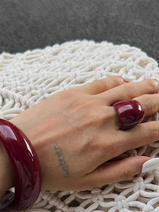 Geometric Shiny Bracelet Accessories Rings Accessories
