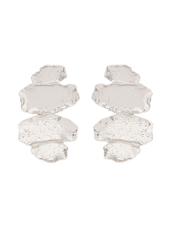 Irregularity Chains Shiny Earrings Accessories