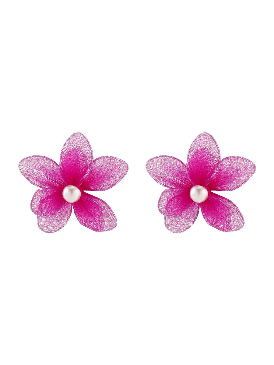 Flower Shape Earrings Accessories