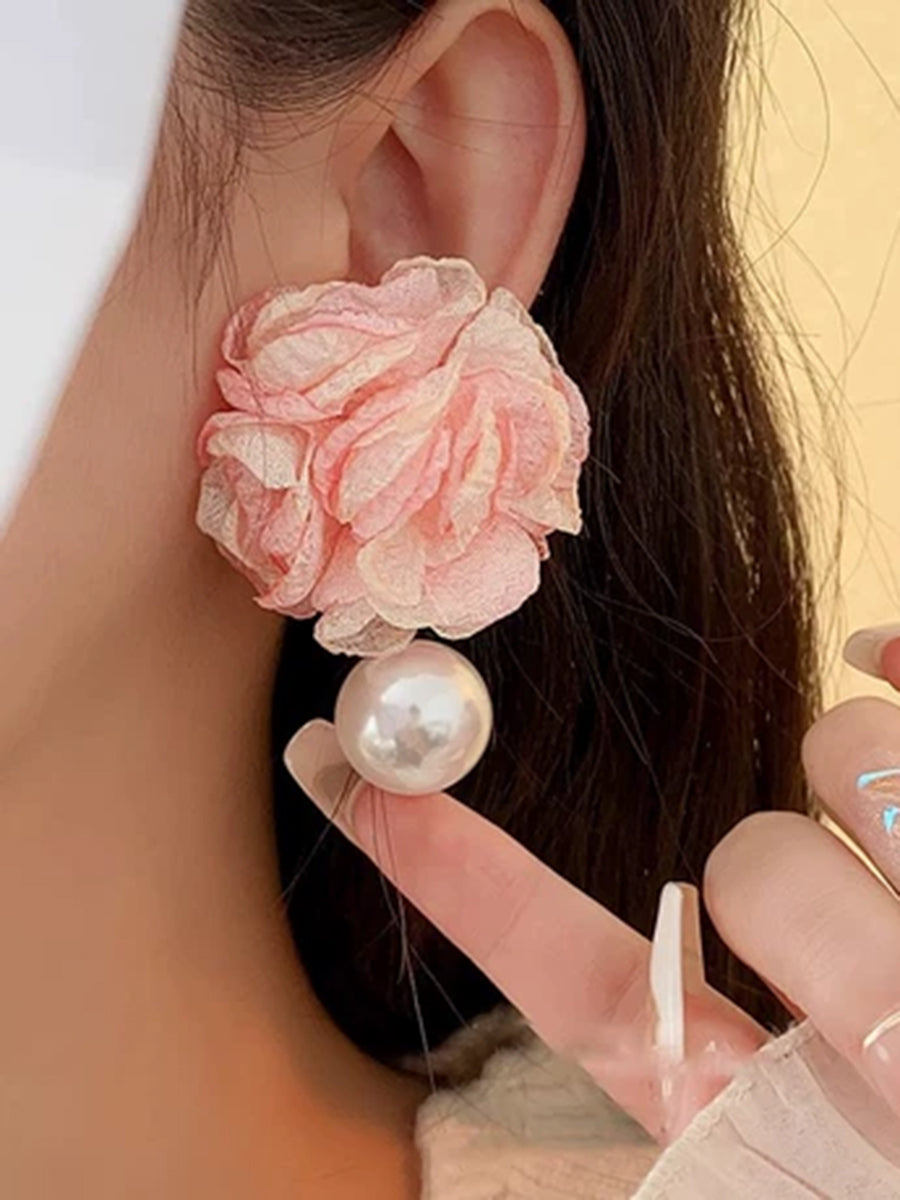Flower Shape Earrings Accessories