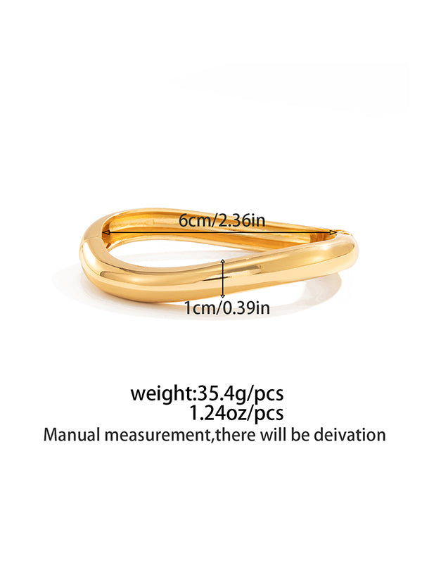 Irregularity Geometric Shiny Bracelet Accessories