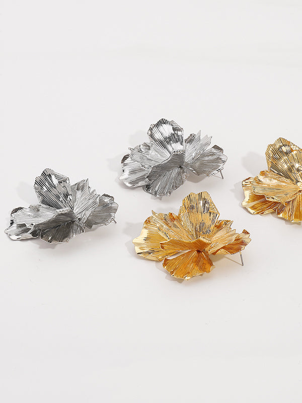 Flower Shape Drop Earrings