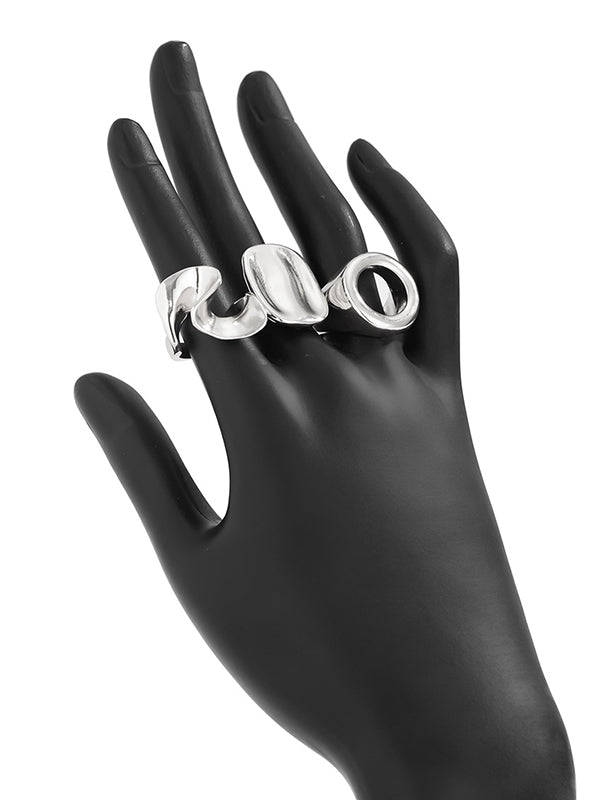 Geometric Ringent Rings Accessories