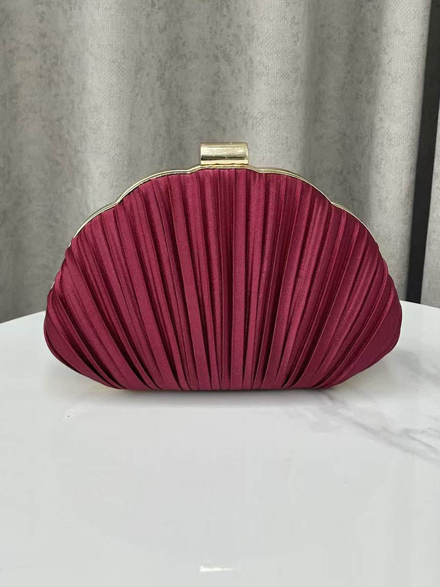 Lock Pleated Crossbody Bags Evening Bags & Clutches Mini Bags