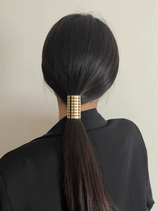 Geometric Shiny Hair Accessories Hairtie